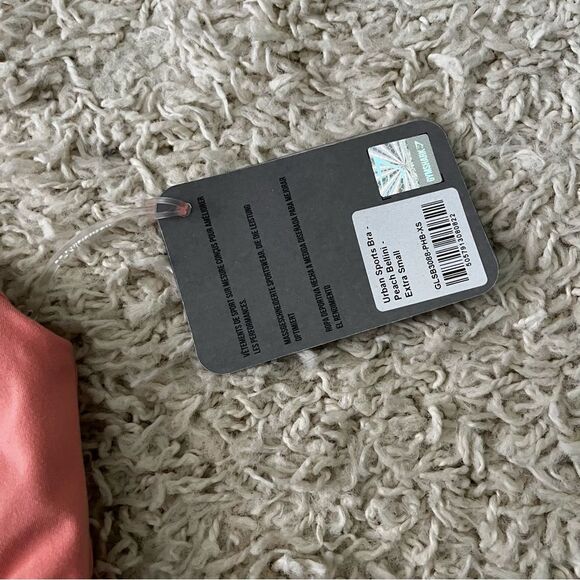 gymshark urban sport bra peach bellini extra small - Picture 2 of 4
